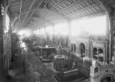 Gallery of the Various Industries, Universal Exhibition, Paris, 1889 by Adolphe Giraudon